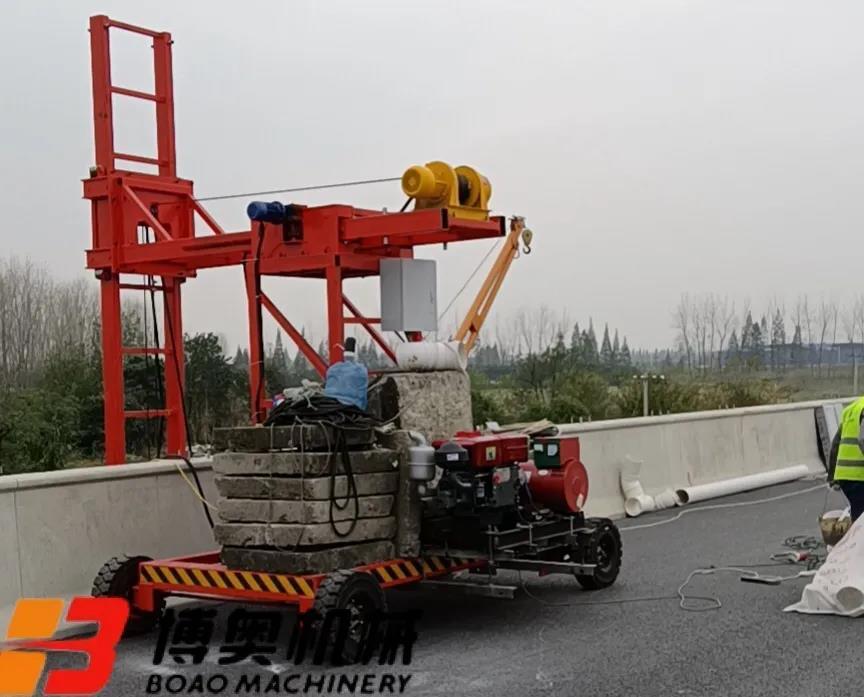 高速橋梁排水管安裝及橋底檢修平台